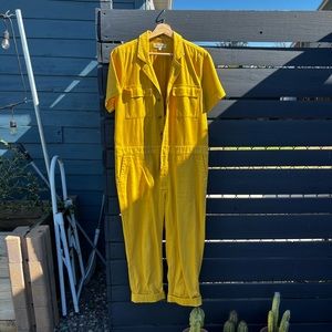 Madewell Coverall in Yellow